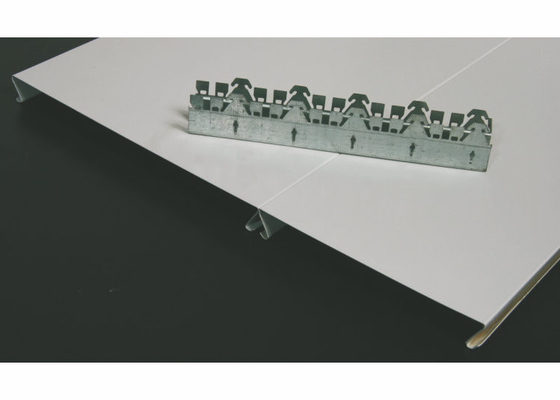 আলংকারিক Beveled স্ট্রিপ সাসপেনশন মেটাল সিলিং এস আকৃতির, 150mm x 3450mm